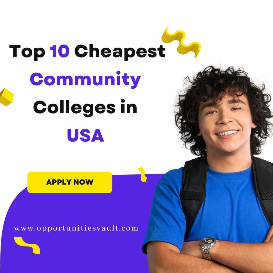 Top 10 Cheapest Community Colleges in USA for International Students in USA